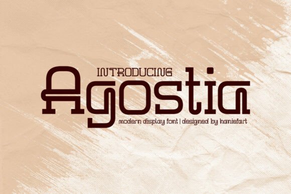 Agostia Font: Elevating Small Business Branding
