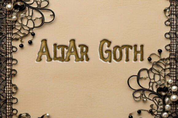 Altar Goth Font: An Editorial Design Review