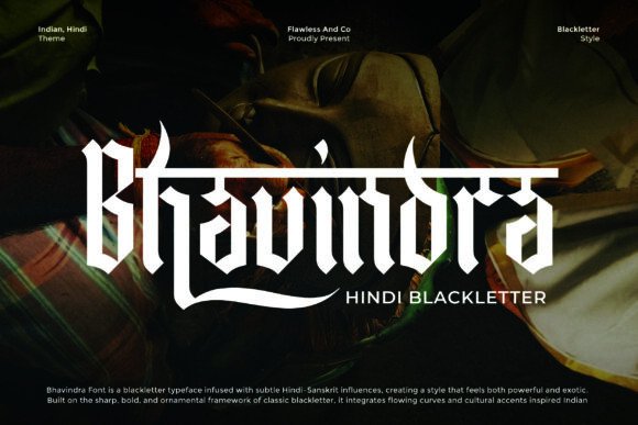 Bhavindra Font: A Hindi-Inspired Blackletter for Editorial Design