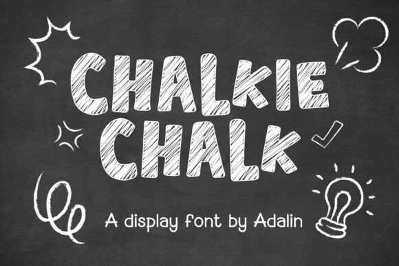 Chalkiechalk: A Playful Display Font for Web Design