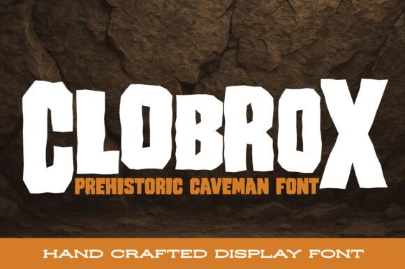 Clobrox Font: Testing a Primitive Display Typeface