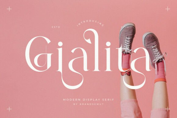 Gialita Font: Elegant Display Serif for Crafters