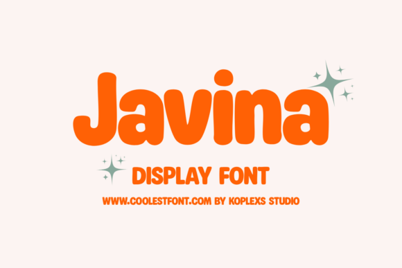 Javina Font: Retro Charm for Handmade Labels