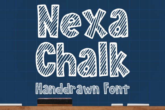 Nexa Chalk Font: A Display Typeface for Campaigns