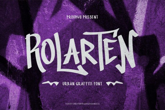 Rolarten Font: Gritty Urban Typography for Editorial Design