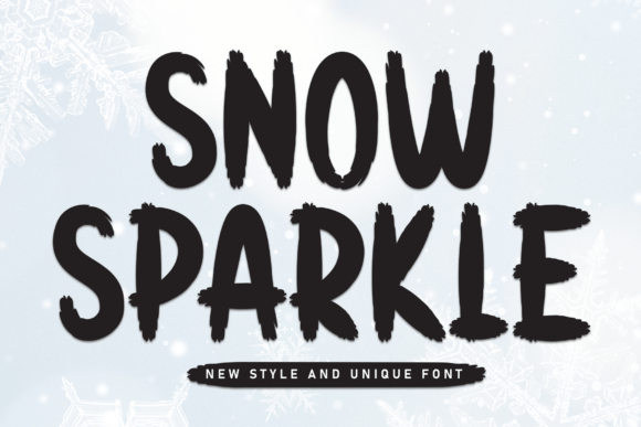 Snow Sparkle Font: A Web Designer’s Layout Test