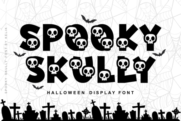 Spooky Skully Font: A Playful Display Typeface for Campaigns
