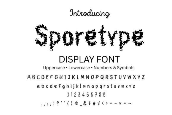 Sporetype Font: Adding Gritty Texture to Editorial Design
