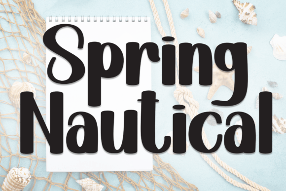 Spring Nautical Font: A Fresh Typeface for Branding