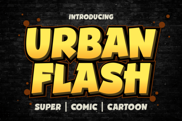 Urban Flash Font: Bold Display Typography for Web Design