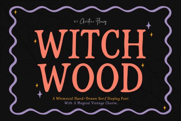 Witchwood Font: Whimsical Serif for Handmade Crafts